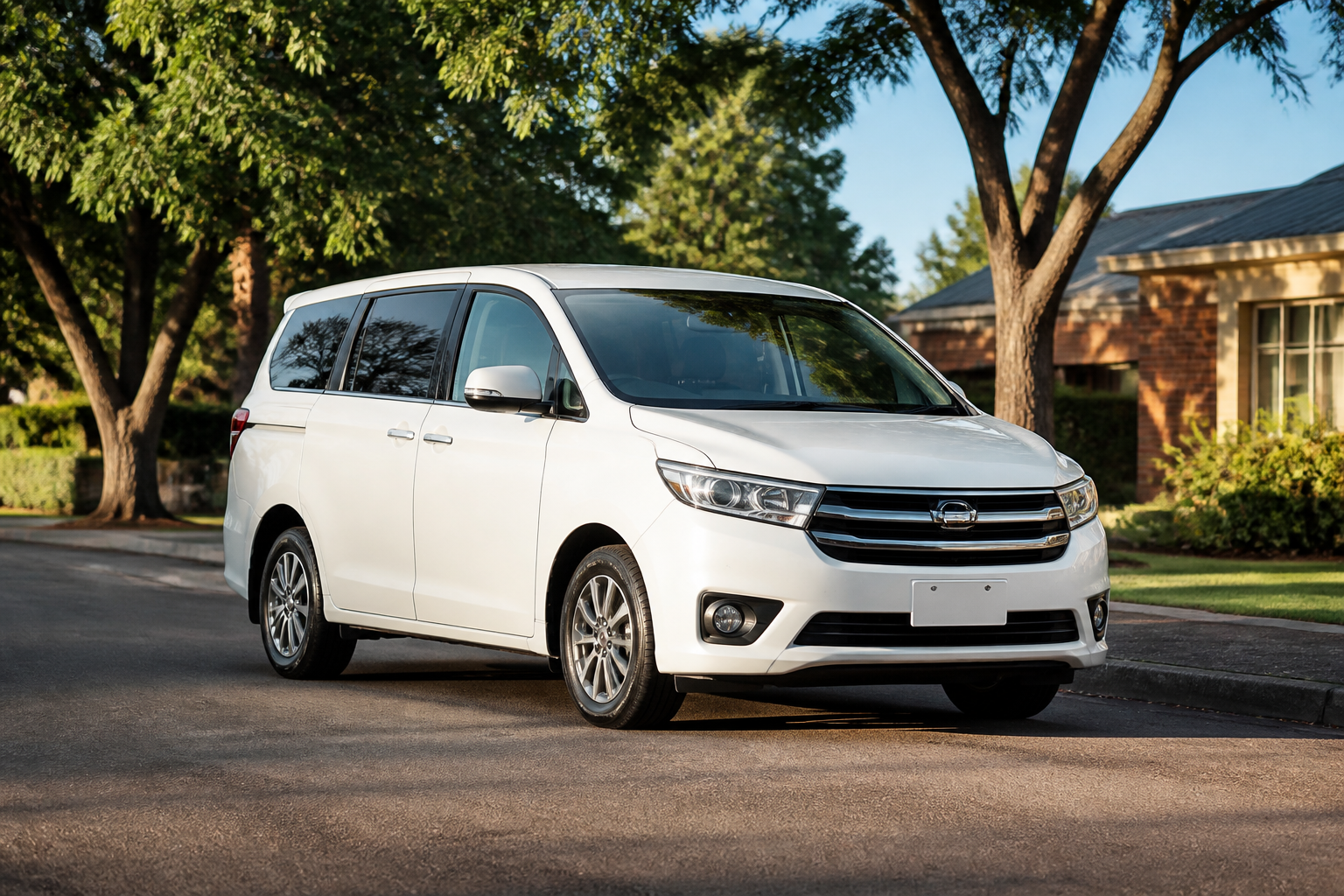 White Mvuleni passenger transport vehicle